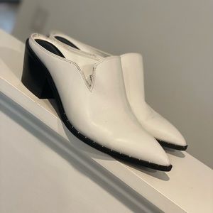 Treasure & Bond White Western Mules